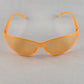 ERB Boas Safety Glasses Work Eye Protection Wraparound High Impact Z87.1 Orange