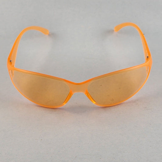 ERB Boas Safety Glasses Work Eye Protection Wraparound High Impact Z87.1 Orange