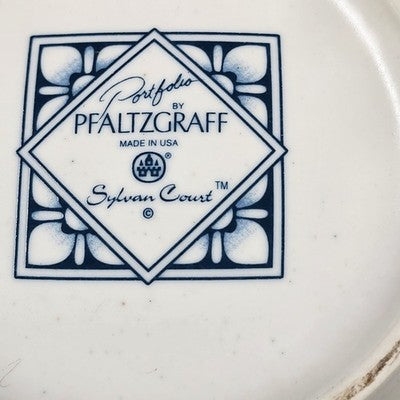 Pfaltzgraff Sylvan Court Centerpiece Bowl Plate 12.5" x 2.75" Dinnerware Vintage