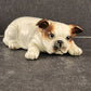 3 French Bull Dog Puppies Josef CG Originals Japan Big Eyes Porcelain Figurines