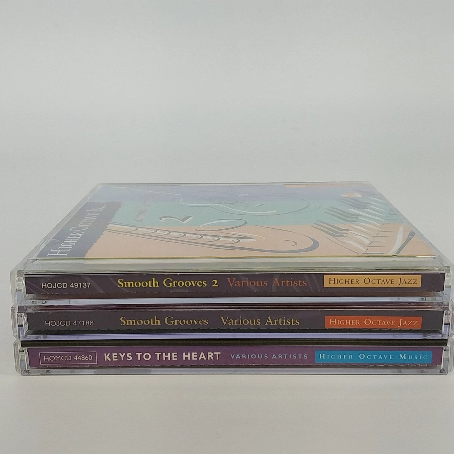 Higher Octave Smooth Grooves & Keys To The Heart 3 CD New Age Jazz Compilations
