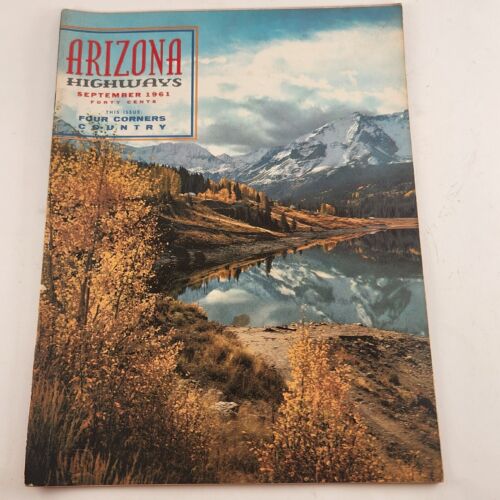 Arizona Highways Magazine 1961 September Edition Fishing the Four Corners