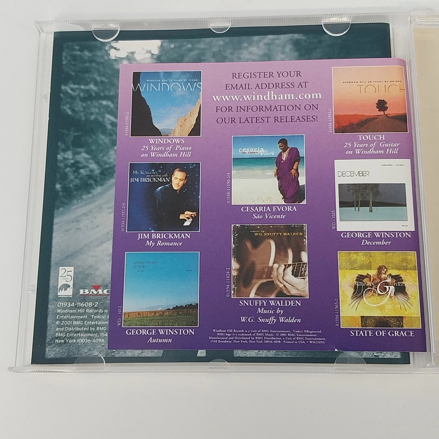Will Ackerman Hearing Voices CD 2001 Windham Hill New Age Guitar USA