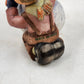 Berta Hummel MY FIRST SNOWMAN Christmas Ornament 2000 Goebel Porcelain 2.75"