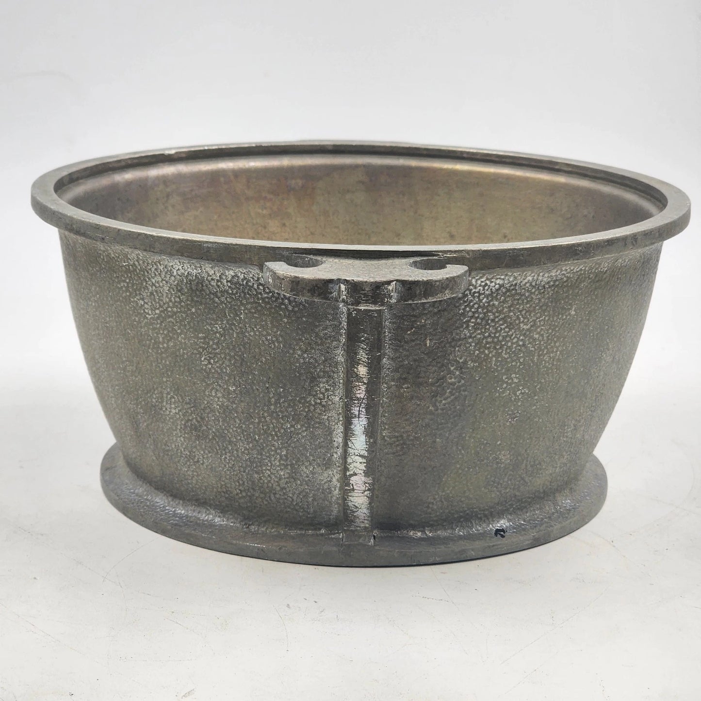 Guardian Service Cast Aluminum Casserole 9.5" Round Pot Glass Lid Handles 1940's