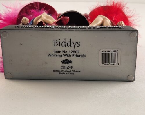 Biddys 12807 WHINING WITH FRIENDS 2004 Westland Statue Bobblehead Figurine 5"