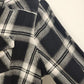 Mossimo Supply Co Black and White Plaid Shirt Women's Size 1 Small Vintage