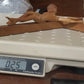 Hand Carved Wooden Crucifix Jesus INRI Two Tone Brown 15" Wall Cross Vintage