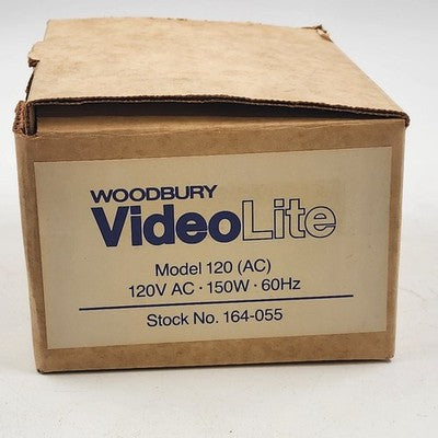 Woodbury Video Lite Model 120 Studio Light Barn Door Shutter 150W FMG Lamp mount