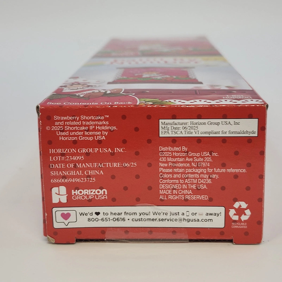 Strawberry Shortcake Paint By Number Kit Horizon Wall Art DIY NOS Horizon Group