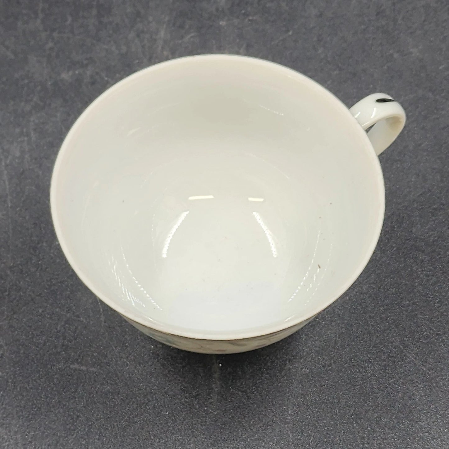 4 English Garden Footed Cups Coffee Tea Fine China of Japan 1221 3.5"d x 2.5"h