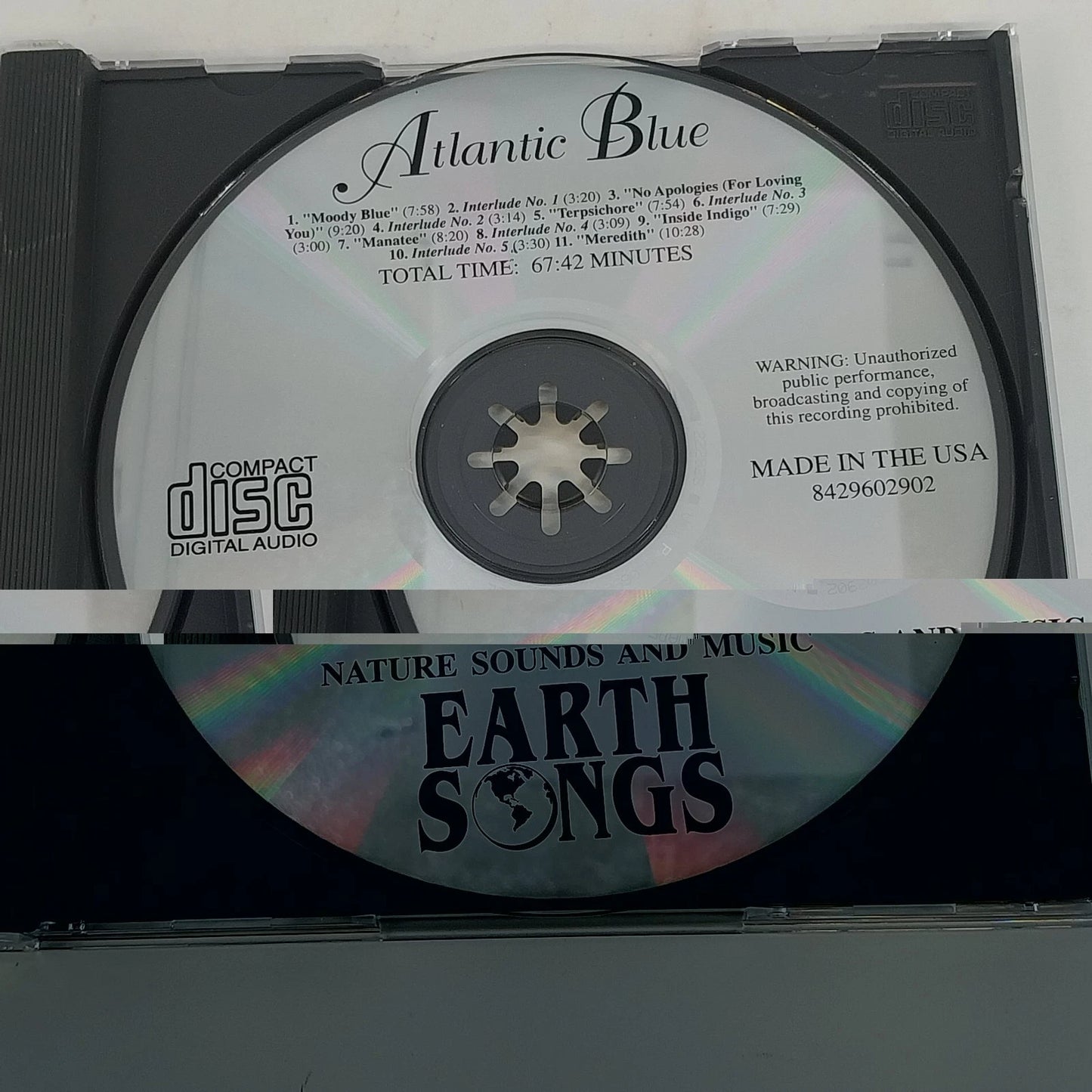 Earth Songs 6 CD Lot Natural Guitar Jazz Atlantic Desert Thunderstorm Blues