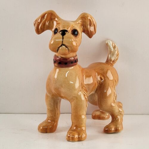 Beswick Porcelain Disney Scamp Dog No 1058 Vintage England Collar Fun Series