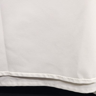 Plain White Rectangle Long Tablecloth Table Cover For Banquet Table 56" x 134"