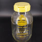 Sun Tea Glass Jar Pitcher 3 Liter Yellow Lid Pour Spout Carlton Glass USA Vtg