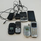 Apple Nokia BlackBerry LG Sanyo 6 Cell Phone Lot Parts Repair Chargers Vintage