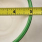 Hand Painted Tea Cup Department 56 Red Green Peppermint Mug China w Box