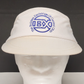 The Builders Exchange of Central Ohio White Visor With Hook and Loop Size Adjust