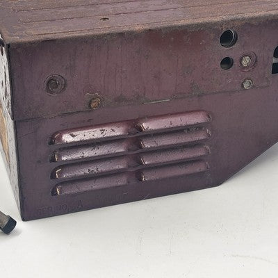 Truetone Car Radio Tube Type 1950 Era Serial A901207 Chrome Face Bakelite Knobs