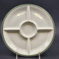 Jackson Vitrified 5 Section Divided Plate 9.25” x 1" Falls Creek PA USA Vintage