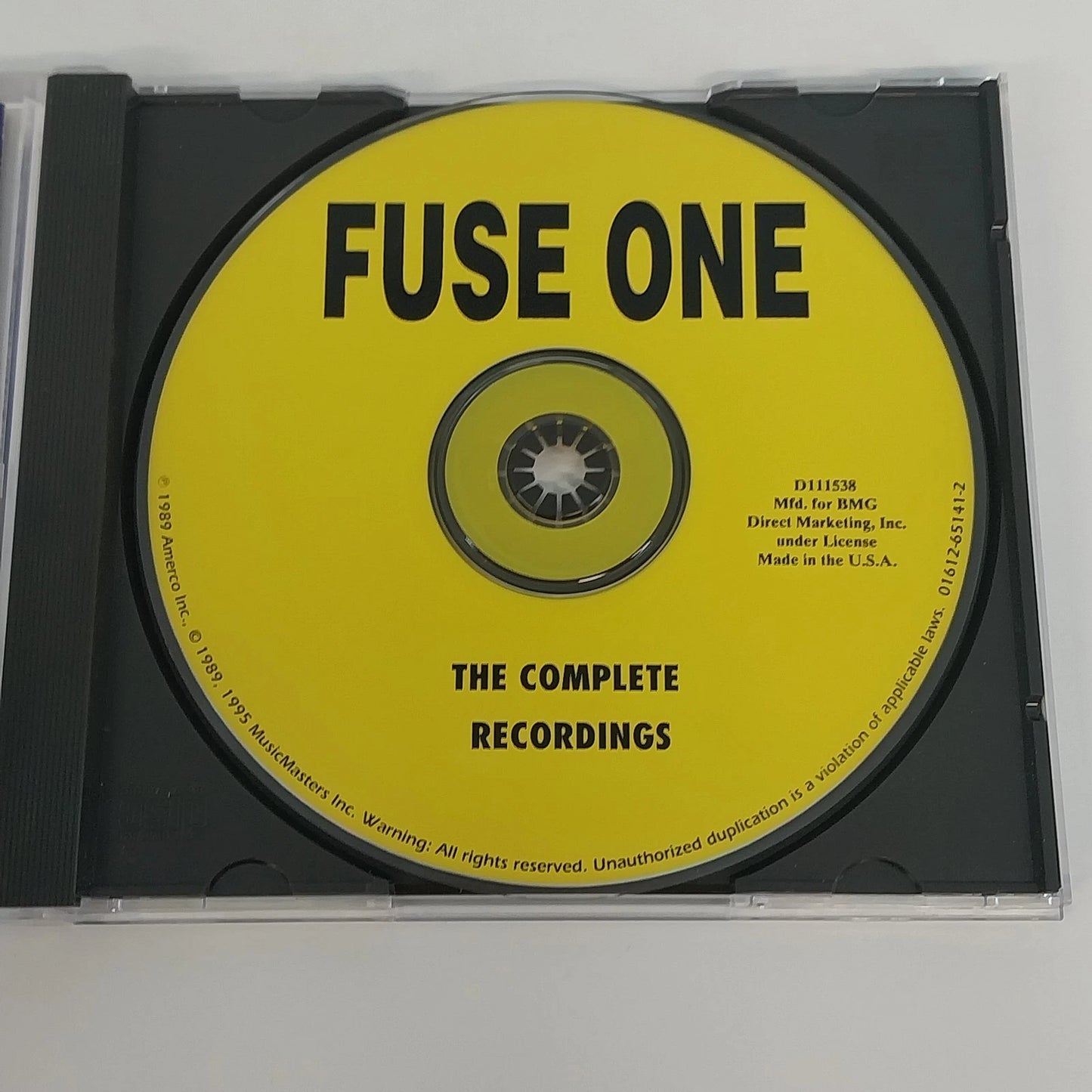 Fuse One The Complete Recordings CD Jazz Fusion All-Star Collection 1990s USA