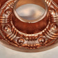 Copper Tone Jello Gelatin Ring Mold 3.5 Cup Geometric Wall Hanging 8.5" Vintage