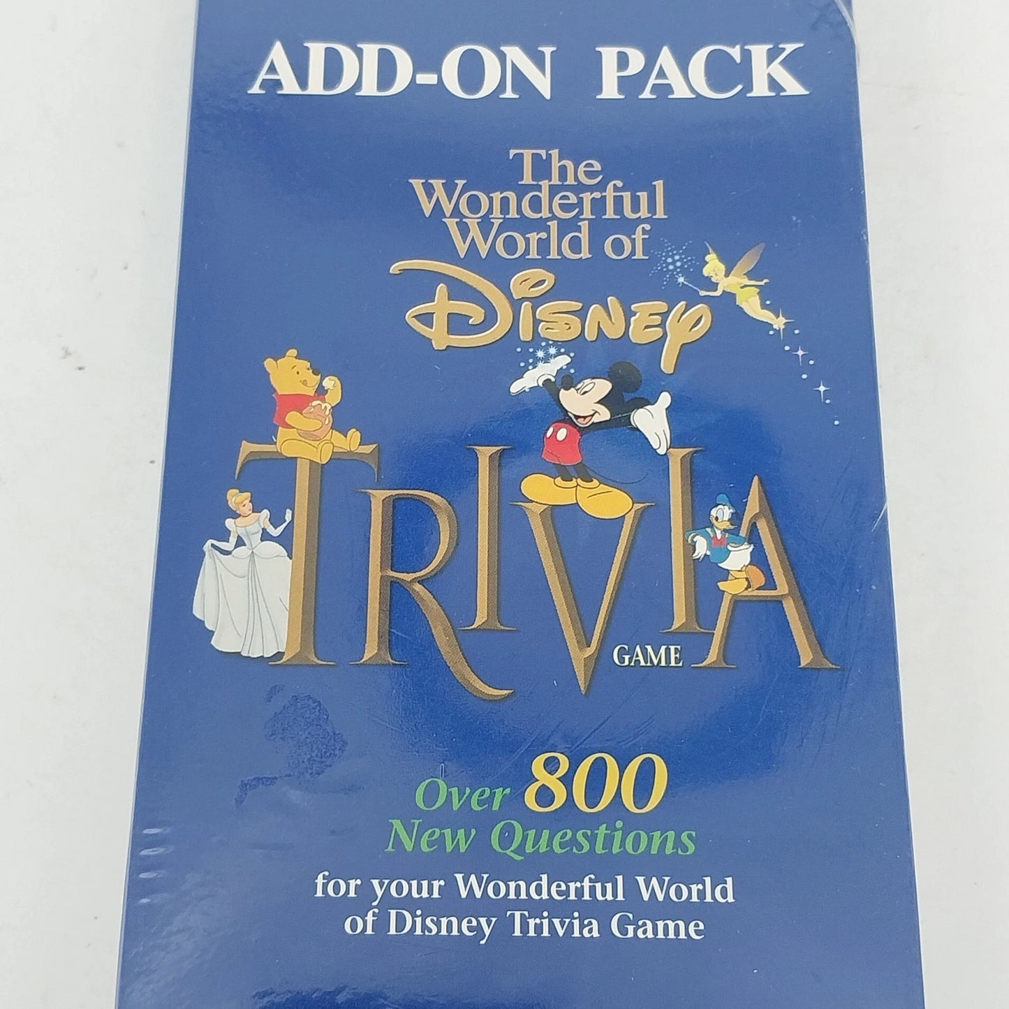 The Wonderful World of Disney Trivia Add-On Pack Kids 800 Questions Sealed 1998