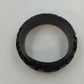 African Hand Carved Wood Wide Bangle Bracelet 2.5" Black Animal Design Tribal