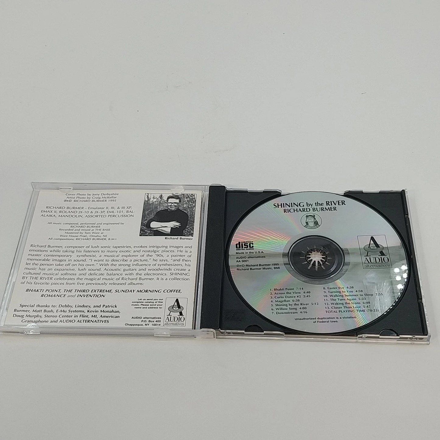 Richard Burmer Shining by the River Collections Vol 1 CD 1995 Ambient New Age