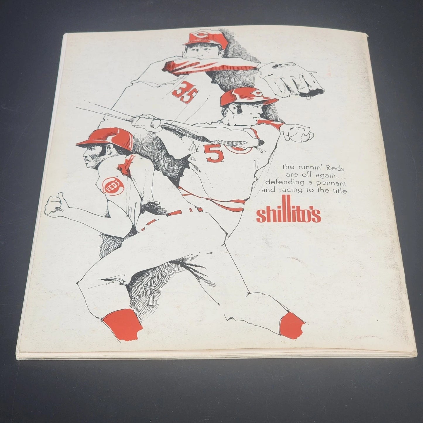 Cincinnati Reds 1973 Yearbook Johnny Bench MLB Baseball Magazine Vintage