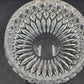 Heavy Serving Bowl Gorham Althea Cut Lead Crystal 7.5" Sunflower Diamond Pattern
