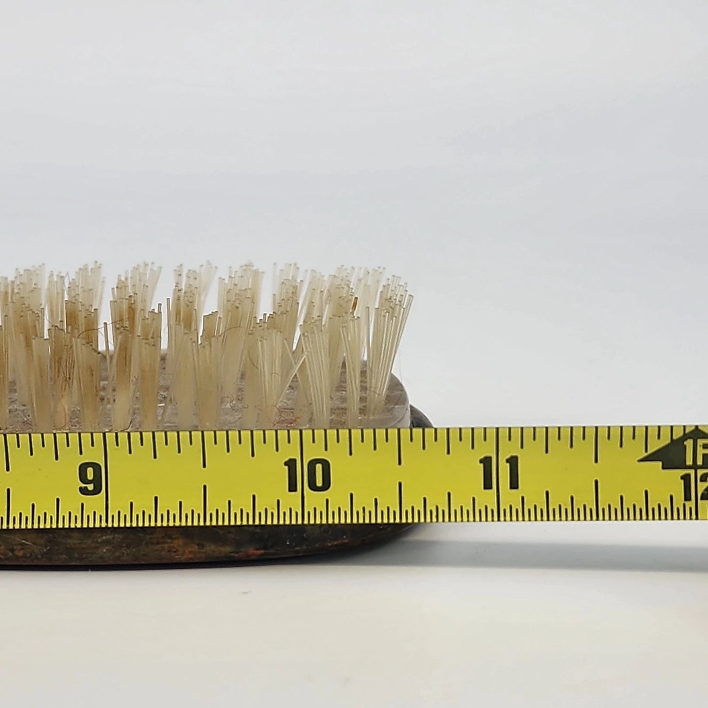 Floral Vanity Hair Brush 10.5 Inch Silver Shabby Chic