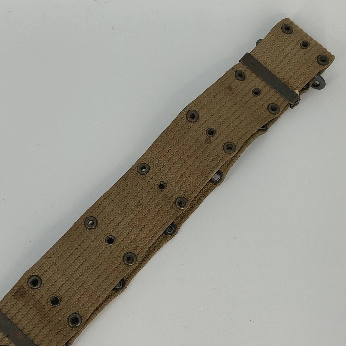 WWII US Army M1936 Pistol Belt Khaki Web Equipment Belt Military Field Gear