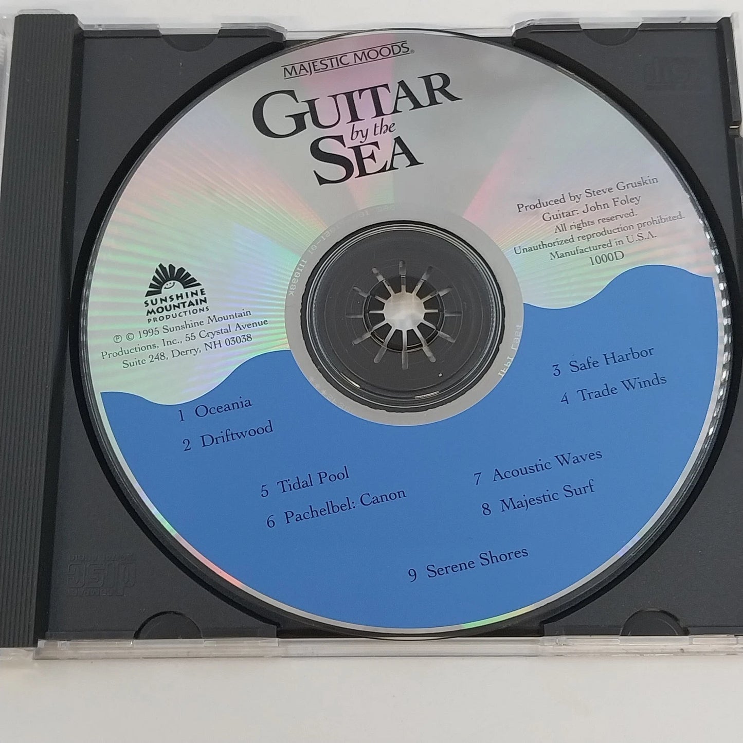 Majestic Moods By the Sea Harp Piano Guitar Flute 4 CD Lot Ocean Sounds