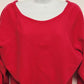 Topography Hot Pink V-Neck Wool Blend Sweater Women’s M 80% Wool Pullover