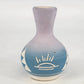 Sioux Pottery Bud Vase High Elk Native American Art Blue Purple 4.5" Signed GUC