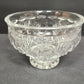 Waterford Crystal Killarney 6" Clear Footed Bowl Crosshatch Fan Pattern EUC