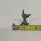 3Pcs Whimsical Pewter Giraffe Kangaroo Monkey Miniature Figurines Animal Vintage