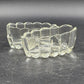 2 Princess House 438 Crystal Utensil Holders Buffet Server Spoon Fork Rests