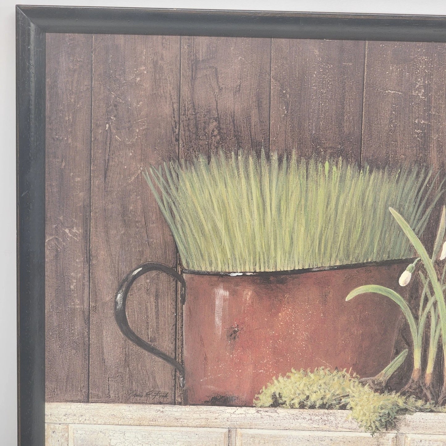 LILAS Wall Art by Arnie Fisk Framed 18" x 18" Italy Giclee Print No. 729/4170