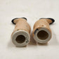 Porcelain Doll Making Parts 5 Piece Head Arms Legs Japan Black Curly Hair