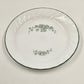 Corelle Callaway Floral Green Ivy Salad Plate Corning Ware Swirl Edge 7.25" USA