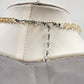Chocker Necklace 6" Nylon Chain with Faceted Iridescent Glass Beads Adjustable