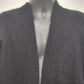 Cashmere Cardigan Sweater Black Size 1X Charter Club Women’s Knit Open Front Vtg
