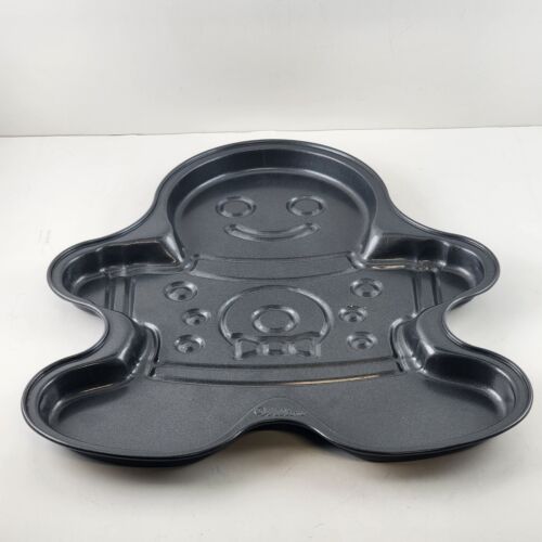 Wilton Cake or Cookie Pan Gingerbread Boy Specialty Baking Non-Stick 14" Long