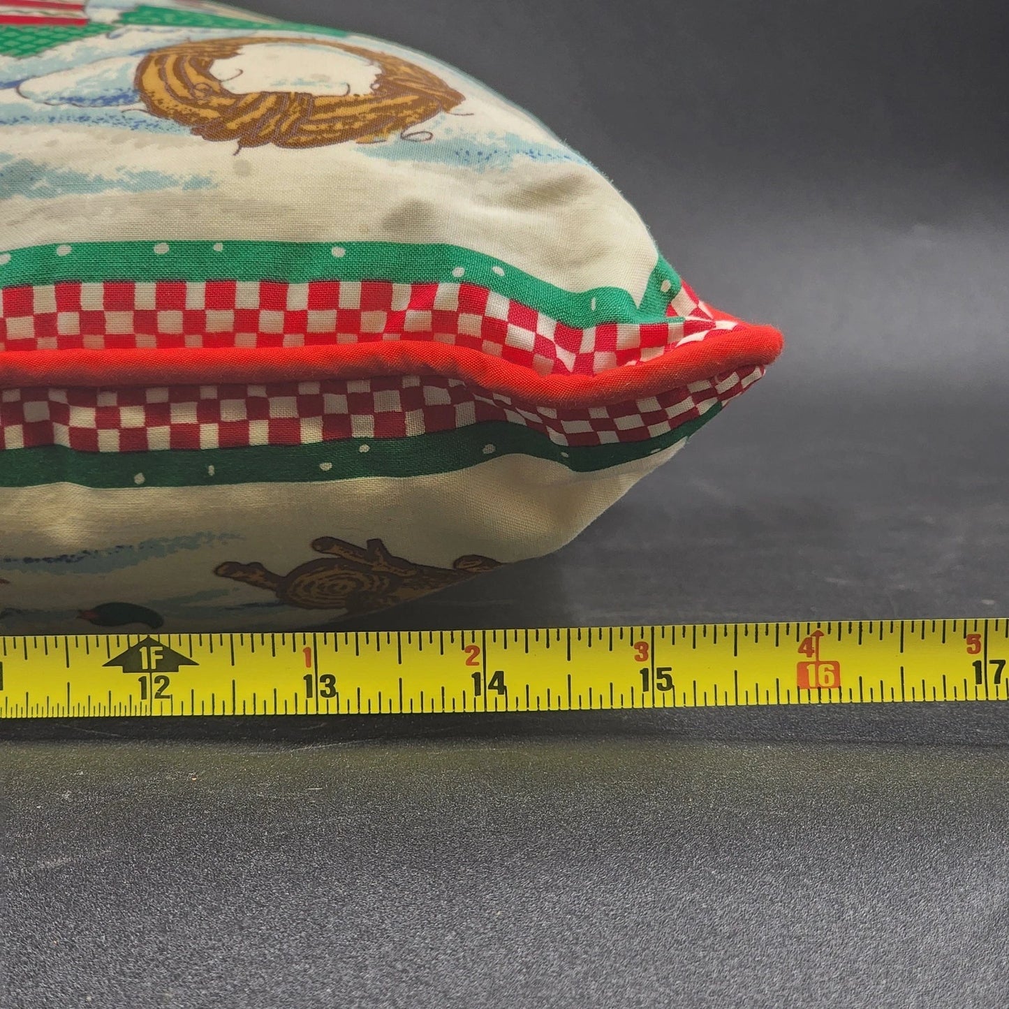 2 Snowmen Christmas Throw Pillows 3 Fun Scenes 16" x 12" Snowmen Stars & Birds