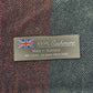 Men’s Multicolor Striped Scarf 100% Cashmere Made in Scotland Luxury Winter Wrap