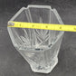 Gorham Avon Lead Crystal Vase 6.5” Clear Cut Crystal Hexagon Design Vtg 1987 USA