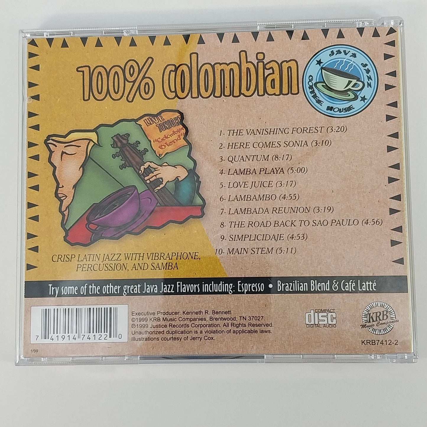 Java Jazz Coffee House CD Lot 6 Special Blend Mocha Magic Espresso Collection