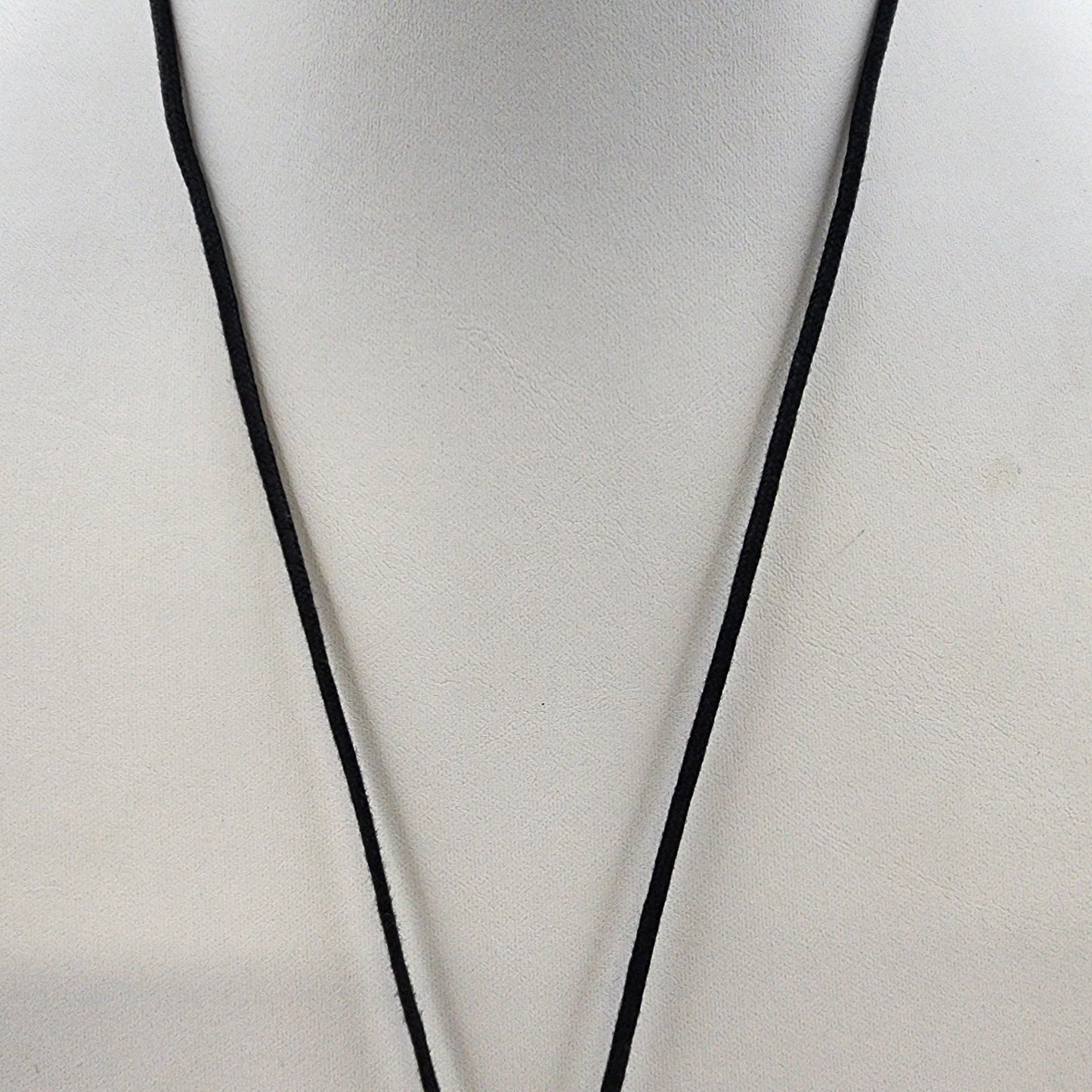 3 Corded Adjustable Necklaces Faux Pearl Heart Discs Pendant Set Boho Jewelry